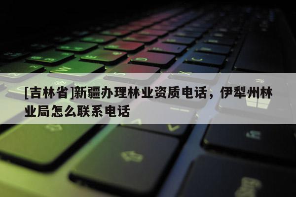 [吉林省]新疆辦理林業(yè)資質(zhì)電話，伊犁州林業(yè)局怎么聯(lián)系電話