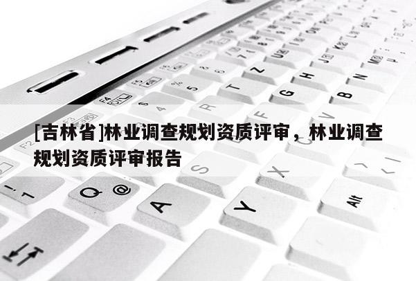 [吉林省]林業(yè)調(diào)查規(guī)劃資質(zhì)評(píng)審，林業(yè)調(diào)查規(guī)劃資質(zhì)評(píng)審報(bào)告